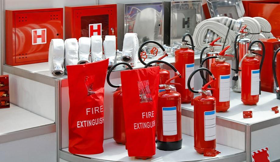 List of different fire safety equipment